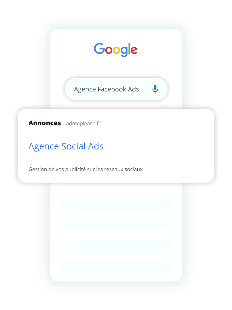 Admeplease agence google ads search paris
