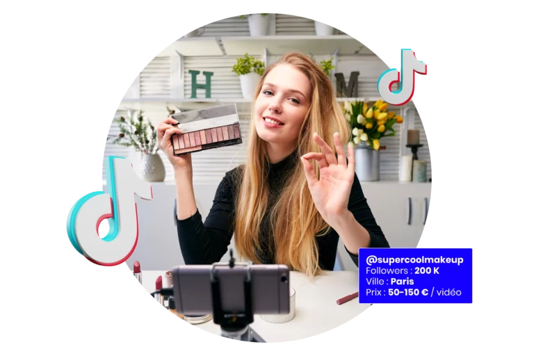 Catalogue de créateurs pour les marques qui souhaitent faire des publicités sur Tiktok